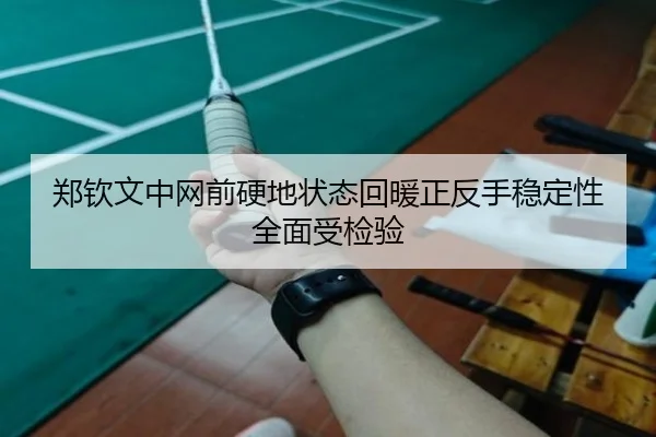 郑钦文中网前硬地状态回暖正反手稳定性全面受检验 - NG28